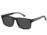 Ochelari de soare Tommy Hilfiger TH2142S-08A IR/56-17-145, POL, 2026, black grey, din Acetat, p/u barbati