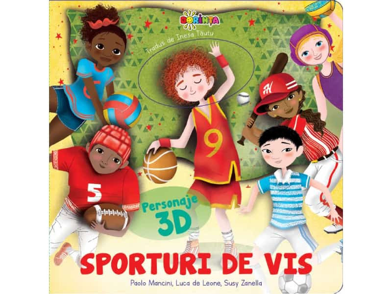 Carte interactiva pentru copii.Sporturi de vis