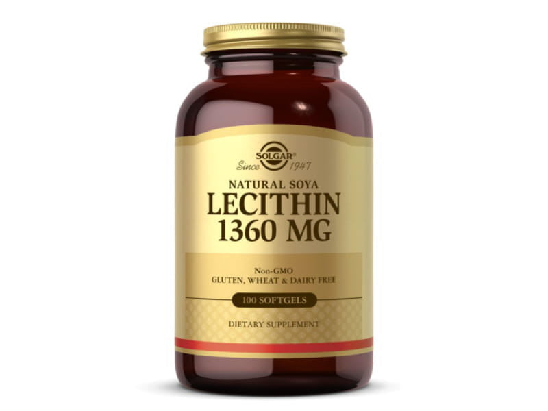 Solgar Lecitina naturala din soia 1360mg softgels