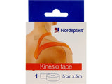 Banda kinesiologica Nordeplast 5cm x 5m portocaliu