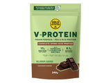 GoldNutrition Pudra proteica vegetala V Protein cu aroma de ciocolata 240g (GF0012)