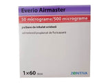 Everio Airmaster 50 микрограммов/500 микрограммов, порошок для ингаляций