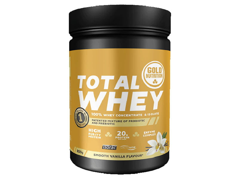 Gold Nutrition Total Whey Протеин со вкусом ванили, 800 г