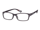Ochelari de citit Montana HMR76 +1.00 2024, black, din Acetat, unisex , dreptunghiular + husa