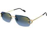 Ochelari de soare Cartier C'Decor CT0468S-002/58-18-145 din Metal p/u barbati