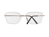 Rama optica Silhouette Titan Minimal Art 5599/IB-3530-53/19, 2025, din SPX High-tech-Titanium, p/u femei, Rimless