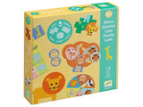 Art toys DJ 08276- MEMO, LOTO, DOMINO- WILD Animal – 5 games