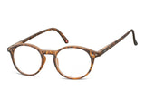 Ochelari de citit Montana HMR65A +1.00, Turtle, 49-20-145 din acetat, femei, rotund + husa