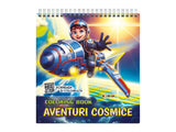Carte Antistress coloring book Aventuri cosmice +cod QR