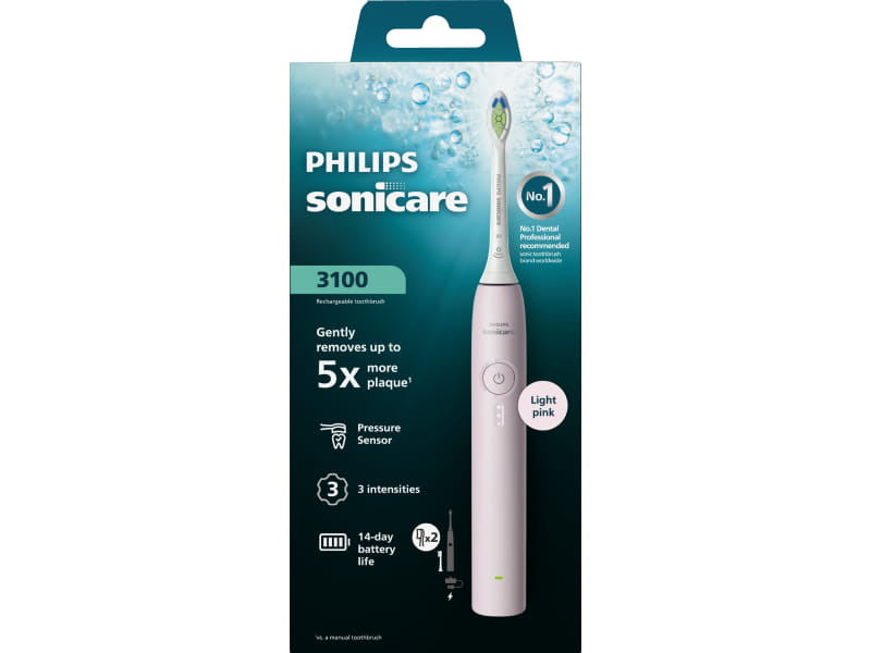 Philips Sonicare Seria (C)3100 Periuta de dinti sonica electrica roz deschisa (HX4032/03)