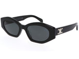 Ochelari de soare Celine Triomphe CL40238U 01A-55, 2024, din Acetat, p/u femei