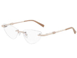 Rama optica Carolina Lemke Elza CL4610-01-54, 2025, din Metal, p/u femei
