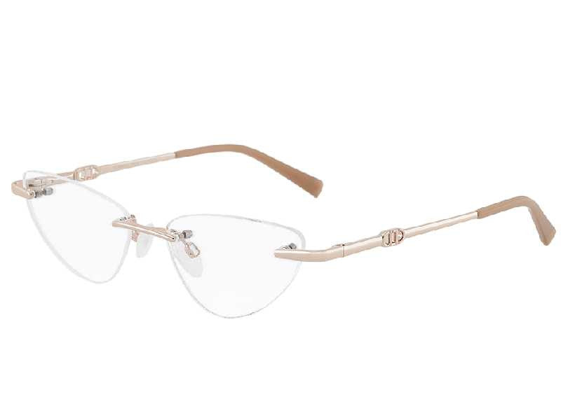 Rama optica Carolina Lemke Elza CL4610-01-54, 2025, din Metal, p/u femei