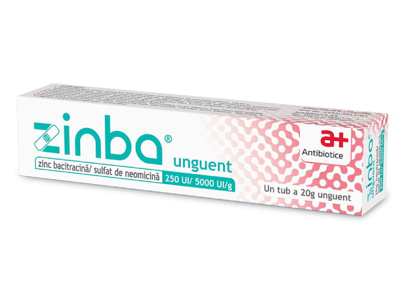 Zinba 250 МЕ/5000 МЕ/г мазь, 20г