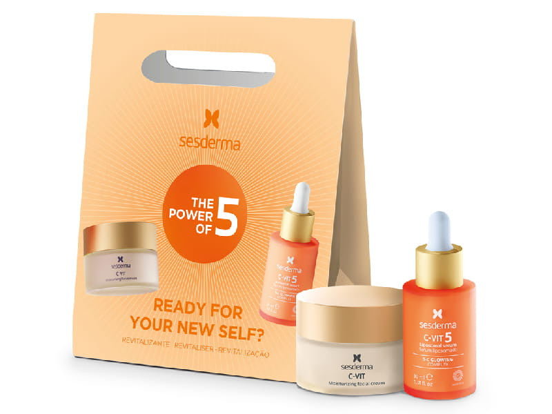 Sesderma SET C-Vit Crema hidratanta pu fata 50ml + C-Vit Ser lipozomal cu 5 tipuri de vitamina C 30ml 40009000