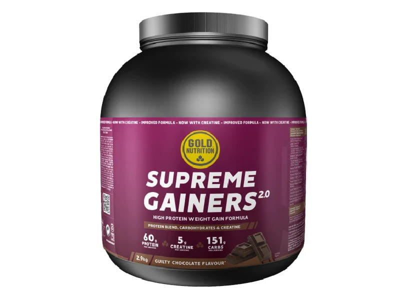 Gold Nutrition Supreme Gainers 2.0 со вкусом шоколада, 2900 г