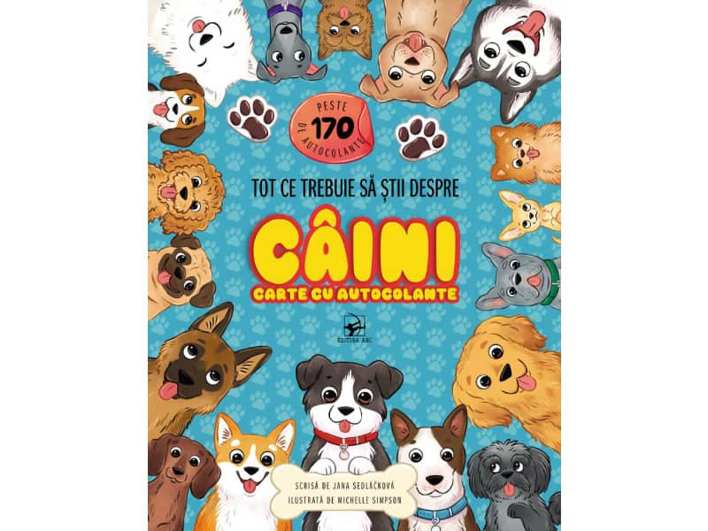 Carte cu autocolante. Tot ce trebuie sa stii despre Caini