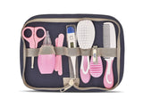 WeeBaby Set (foarf aspirator nazal, 2 pilote, 2 perii, termometru, clestisori) roz