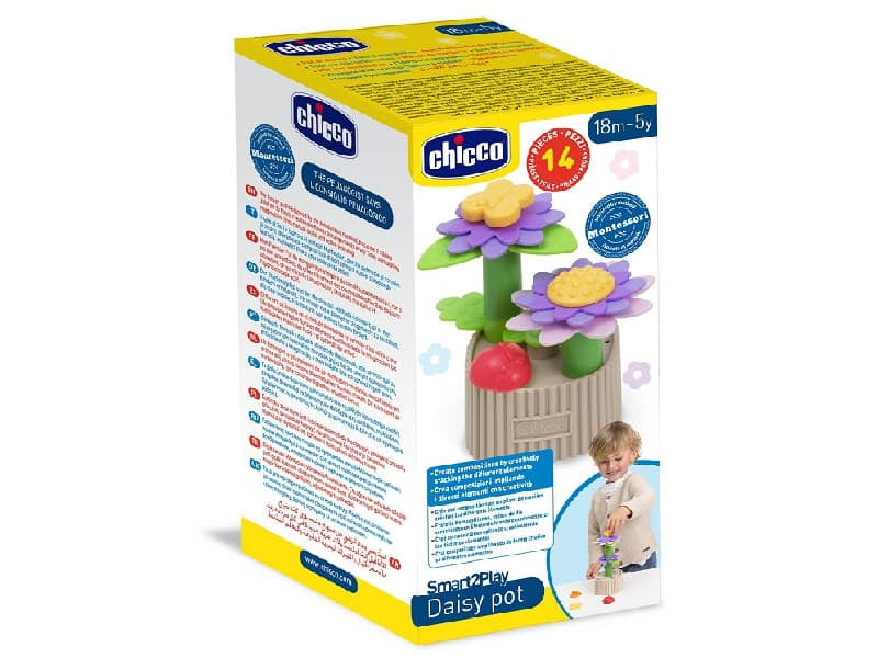 Chicco Jucarie Puzzle de sortare Ghiveciul cu flori 18m+  123470