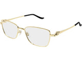 Rama optica Cartier Panthere de Cartier CT0600O-001/55-17-135, 2025, din Metal, femei