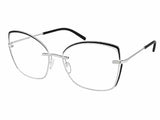 Rama optica Silhouette TMA-Laligne 5568/MJ-6860-56/17, SPX High-tech-Titanium, p/u femei, Halfrim