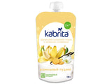Kabrita Piure budinca de vanilie cu fructe, cereale si crema 100g (8+)