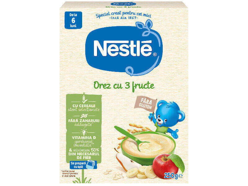 Nestle Terci 8 cereale-fructe f/lapte 250g