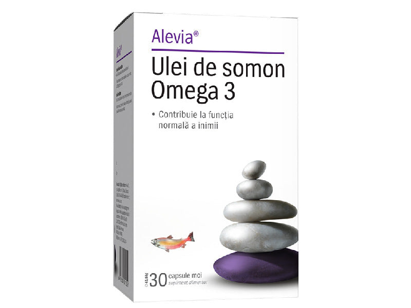 Alevia Масло лосося Омега-3, капсулы