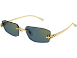 Ochelari de soare Cartier Panthere de Cartier CT0474S-003/56, 20226, din Metal, unisex