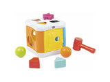 Chicco Развивающий куб 2-в-1 с формами и молоточком