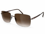 Ochelari de soare Silhouette Chesterman 0-8752/75 6040 00/00 SPX Hightech Titanium, Unisex, Full Rim