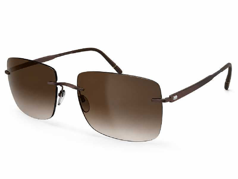 Ochelari de soare Silhouette Chesterman 0-8752/75 6040 00/00 SPX Hightech Titanium, Unisex, Full Rim