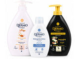 Dermomed Set Gel de dus 1l+Sapun lichid 600ml+Gel intim 250ml