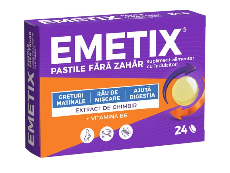 Emetix pastile fara zahar