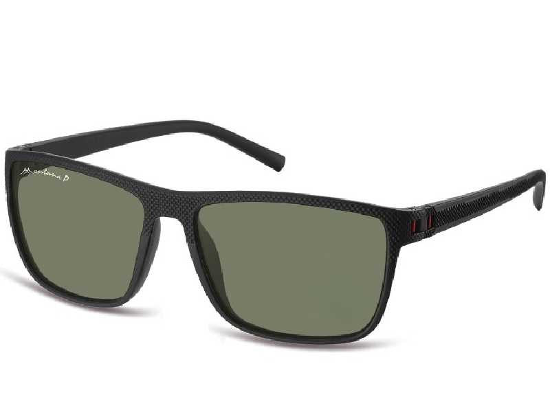 Ochelari de soare Montana MP198A, 2024, matt black, din Acetat, p/u barbati + husa moale