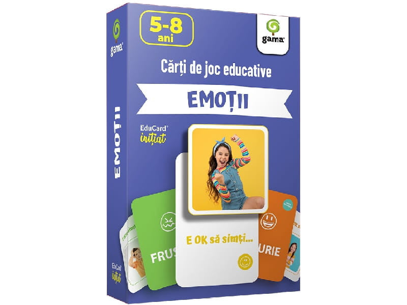 Carti de joc educative. Emotii. E ok sa simti...EduCard Initiat