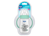 WeeBaby Biberon cu maner pentru hranire Safari 250ml