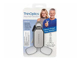 THINOPTICS SILVER KEYCHAIN/BLACK READING GLASSES 2.0