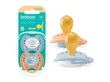 Baboo suzeta latex rotunda albastra 6M+ Calmy N2  5-048