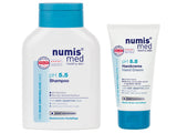 NumisMed Sampon ingrijire zilnica pH5,5  200ml+Numismed Crema protectoare pu maini pH 5,5 75ml Cadou