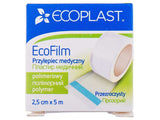 Emplastru medical Ecoplast din polimer, rezistent la apa, 2,5cm x 5m EcoFilm