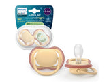 Philips Avent Ultra Air Day&Night Suzete din silicon 0-6m 2 buc galben (SCF087/09) pe Baza de Plante-80%