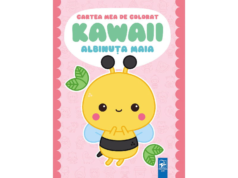 Cartea mea de colorat Kawai. Albinuta Maia