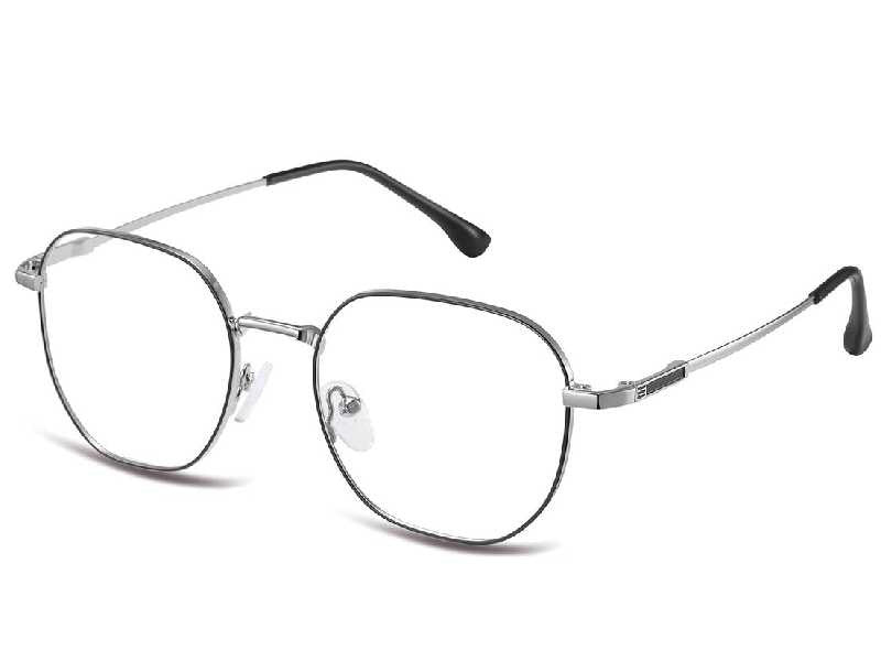 Rama optica Montana 864D, 2024, shiny silver/black, din Metal, femei + husa