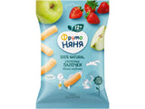 ФрутоНяня Кукурузные палочки с яблоком и клубникой 20 гр. (12 м+)