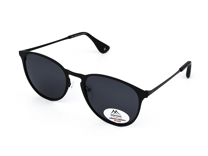 Солнцезащитные очки Montana MP88, черный матовый + футляр