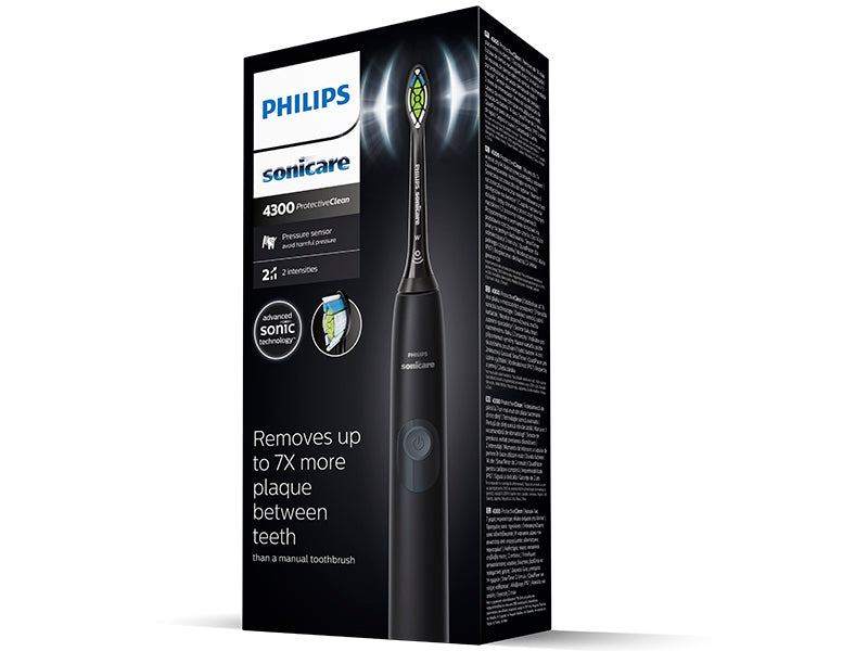 Philips Sonicare ProtectiveClean 4300 Электрическая звуковая зубная щетка Черный HX6800/44