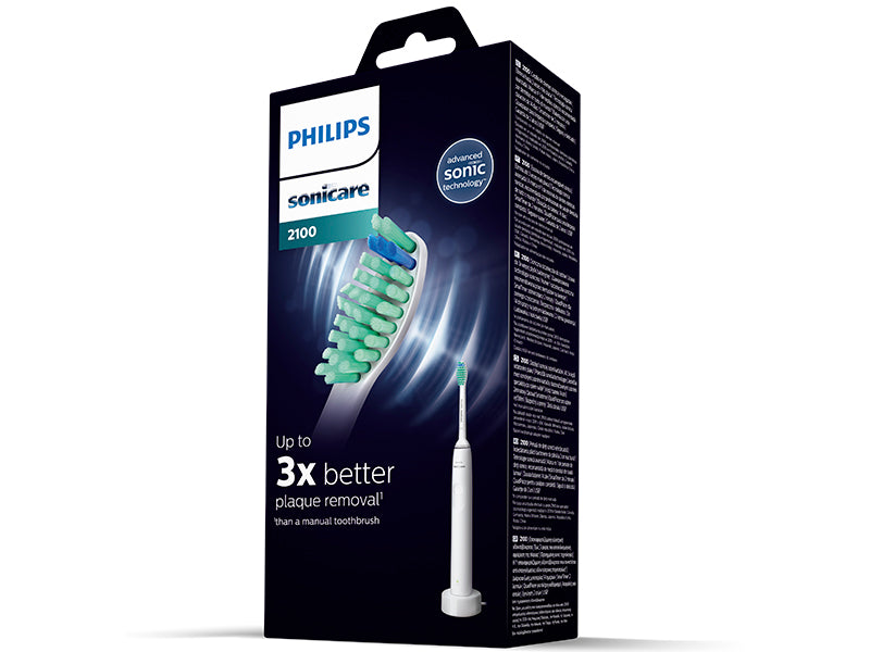Philips Sonicare Series 2100 Электрическая звуковая зубная щетка Белая HX3651/13