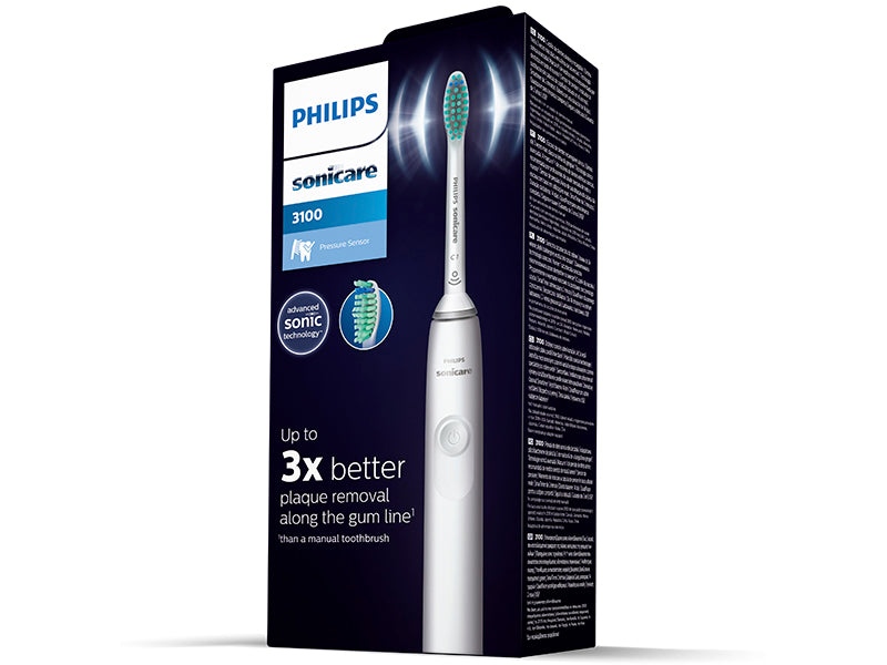 Philips Sonicare Series 3100 Электрическая звуковая зубная щетка Белая HX3671/13