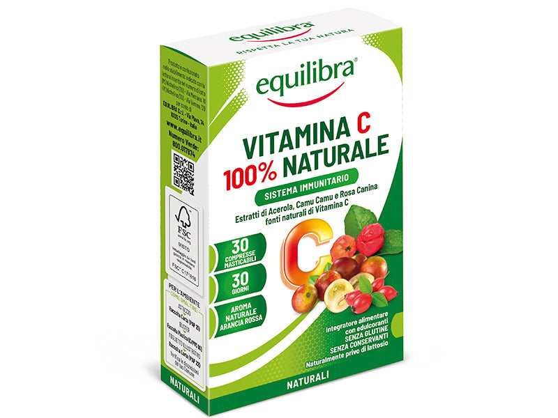 Equilibra Vitamin C 100% натуральный жевательный состав